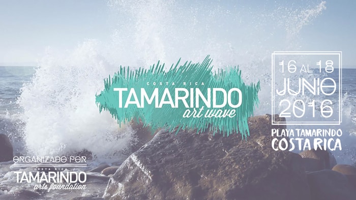 Poster for Tamarindo Art Wave.