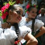 Costa Rica folkloric dancers