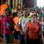 Pilgrims crawl on their knees to pray to Costa Rica's patron saint.