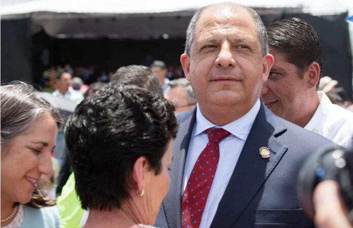 Costa Rica President Solís' approval rating at record low