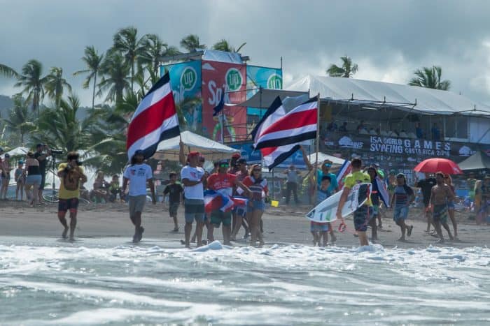 ISA World Surf Games Team Costa Rica