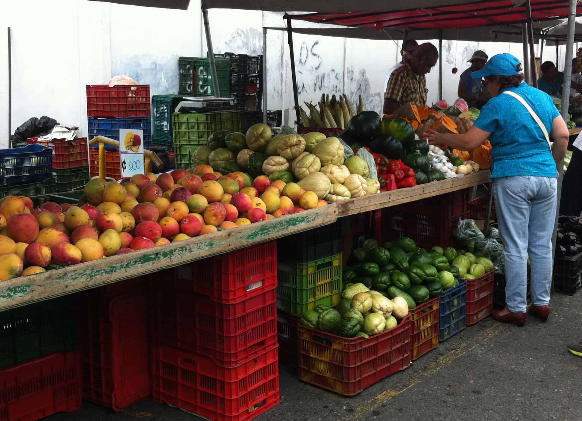 fruit and vegetable stand