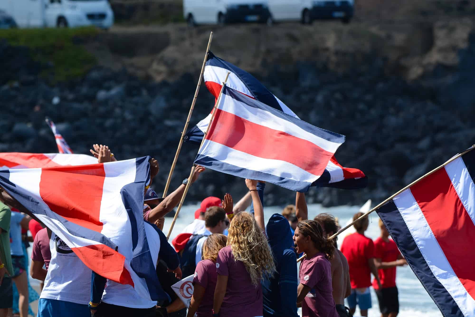 Costa Rica flags