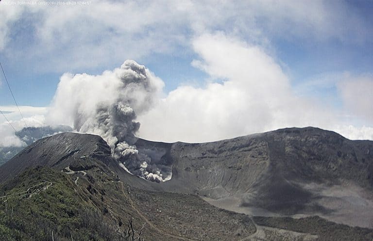 Costa Rica's Turrialba Volcano continues to spew ash