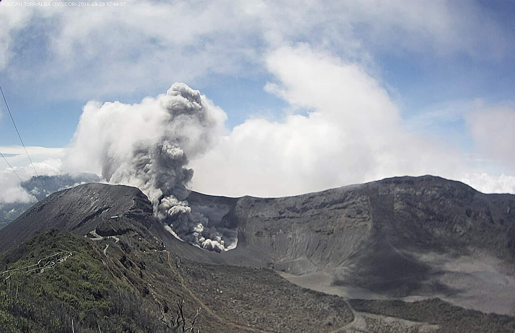 Turrialba Volcano, Sept. 29 2016.