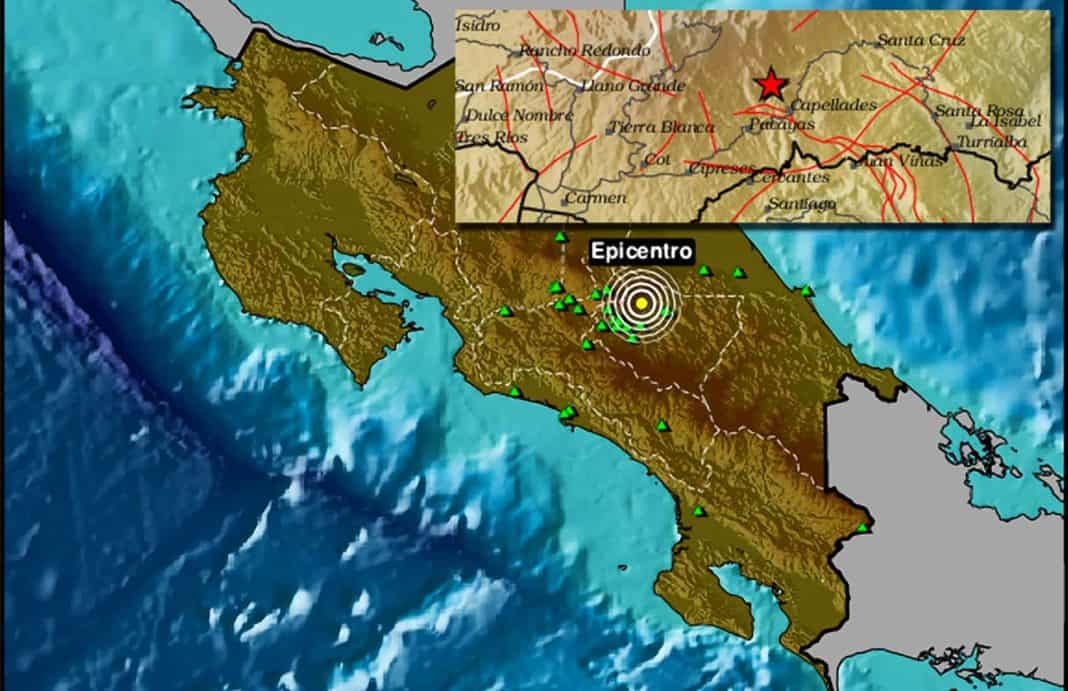 Earthquake jolts five provinces in Costa Rica