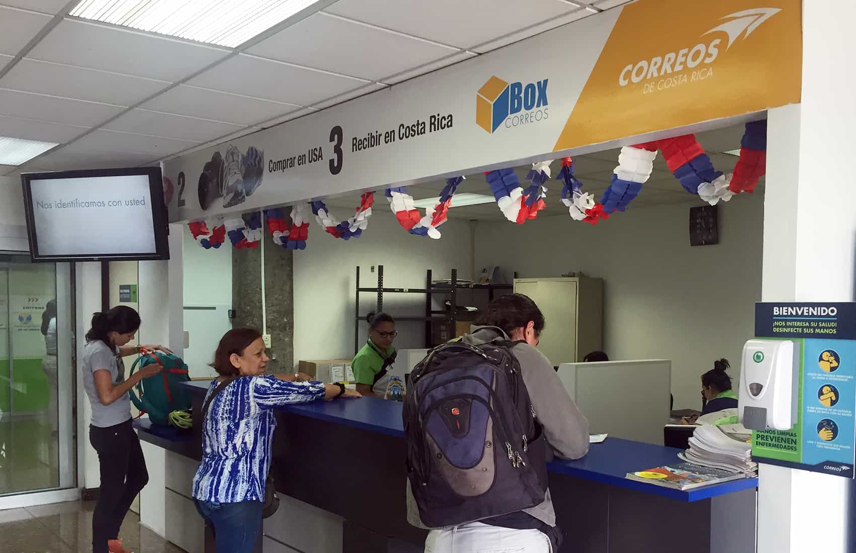 Residence applications at Correos de Costa Rica