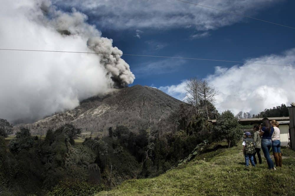 Volcán Turrialba on Jan. 6, 2017.