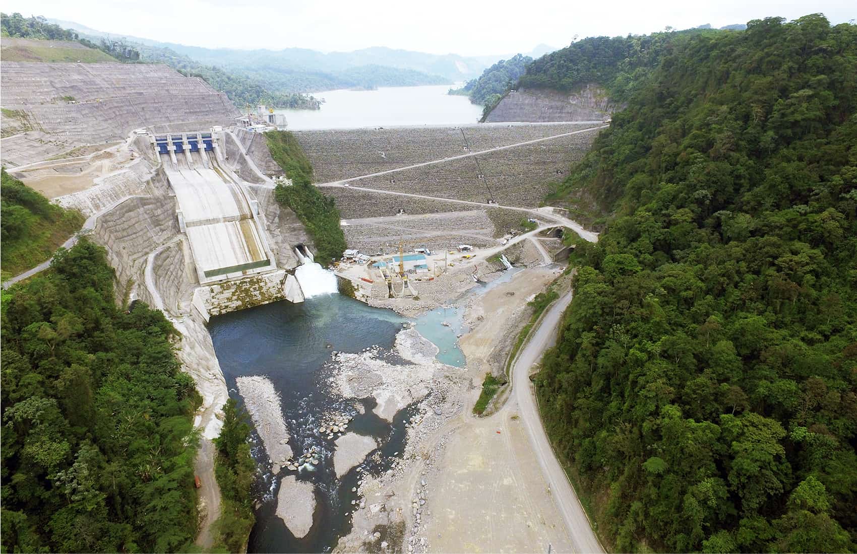 Reventazón hydroelectric plant Costa Rica