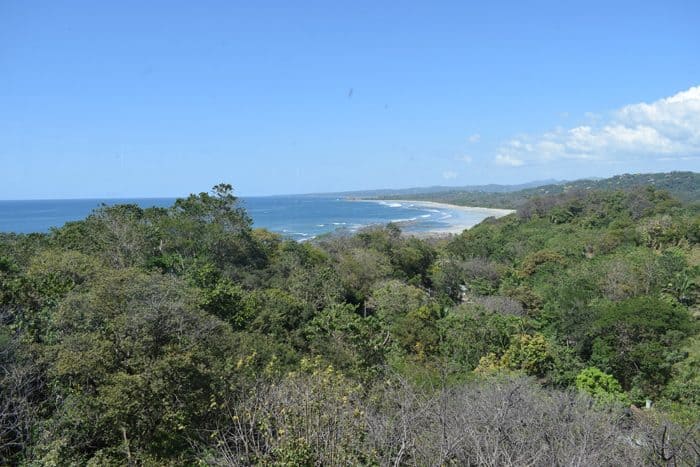 View of Costa Rica's Playa Guiones