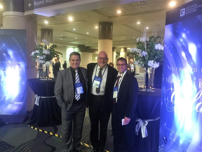 CRGAR board members, left to right, Robert Arcand, Allen Lungo and Larry Graziano at NAR National Convention in Orlando in November.