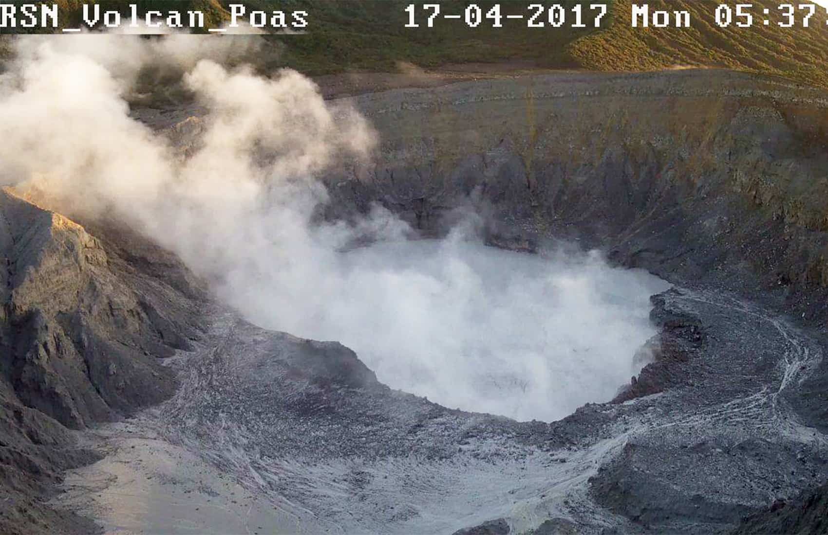 Poás Volcano. April 17, 2017.