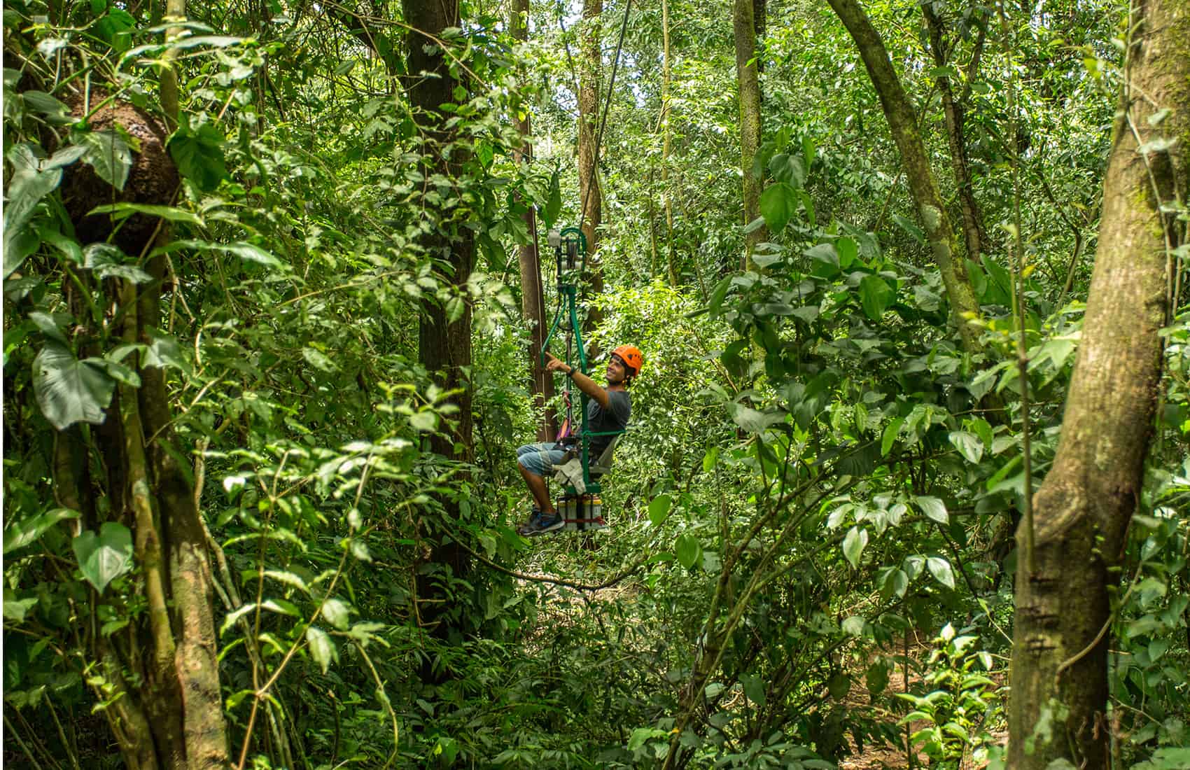 Ziplining, canopy in Costa Rica