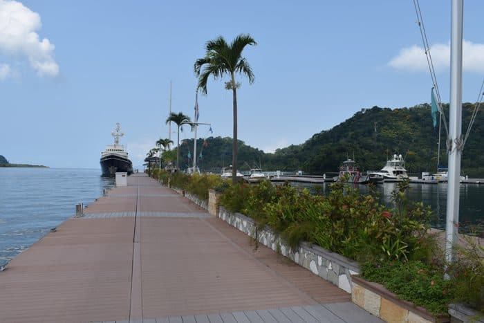 Golfito Marina Village pier.