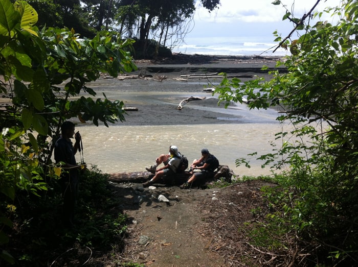 Blood stains through the double-layer jeans. - Week 26: Corcovado - Costa  Rica - WorldNomads.com