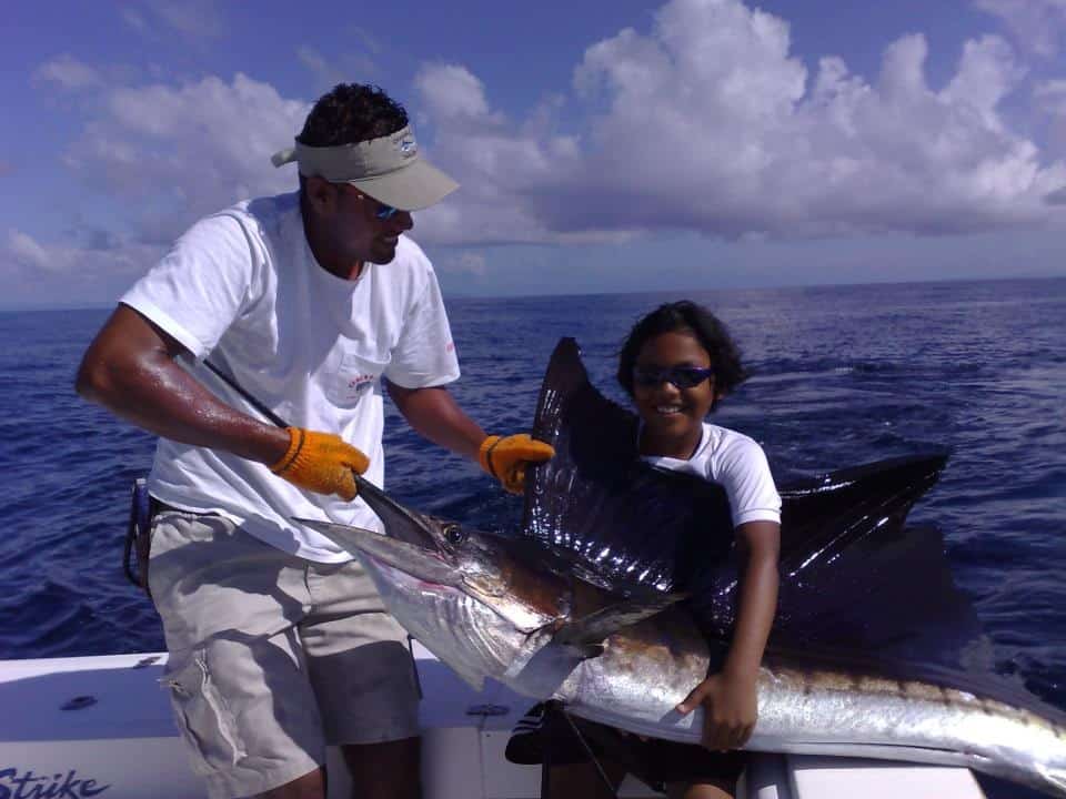 Illegal to take sailfish out of the wayer in Costa Rica