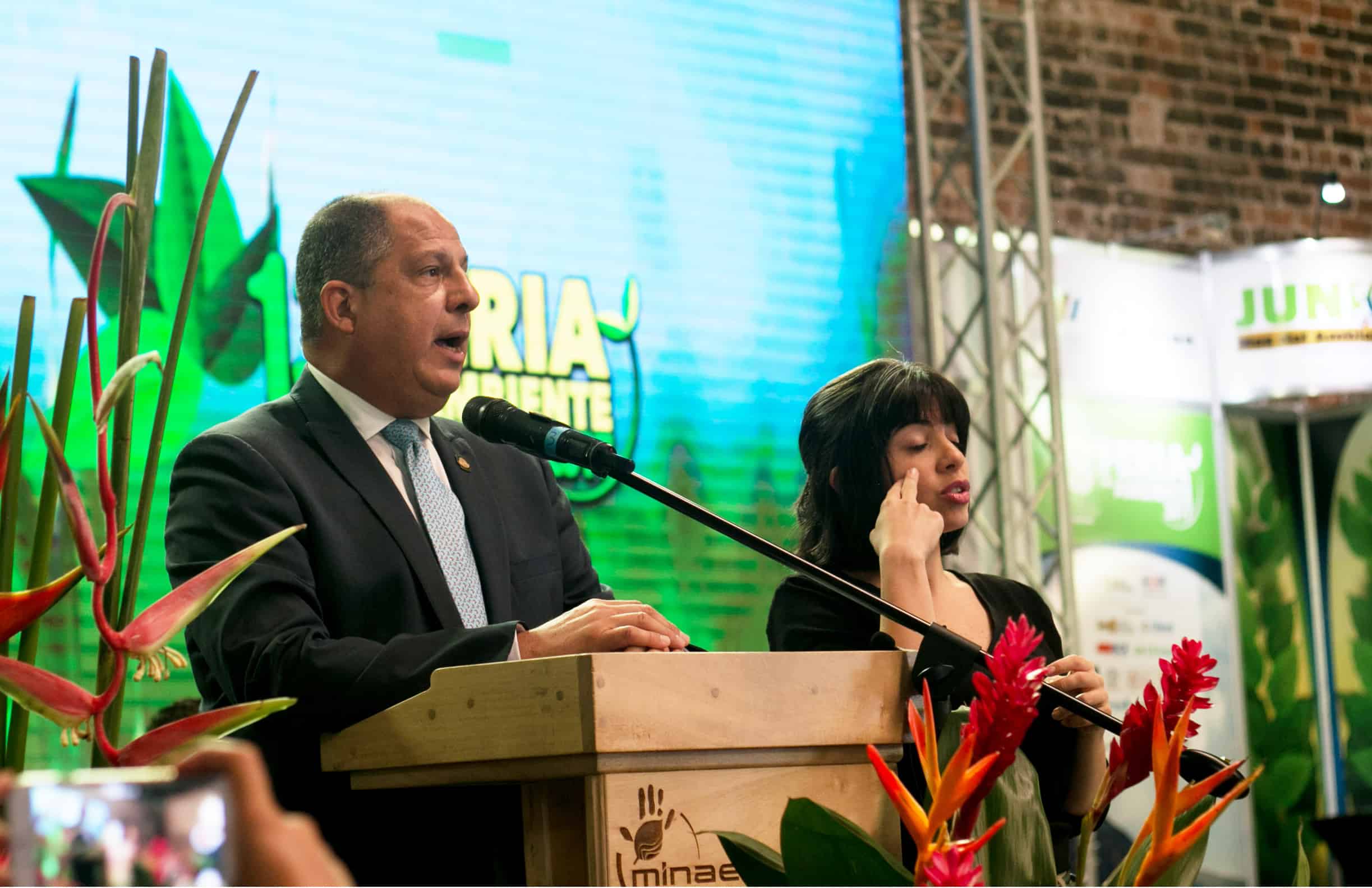President Luis Guillermo Solís. World Environment Day in Costa Rica. June 5, 2017.