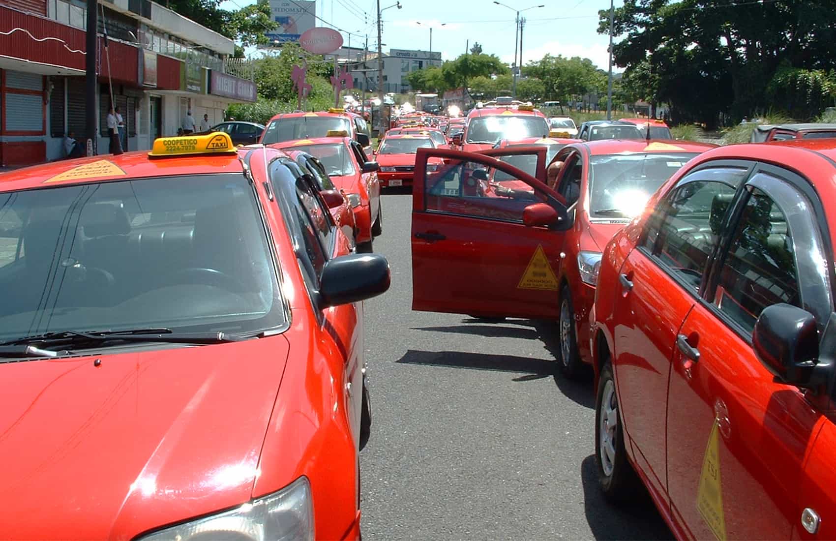 Costa Rica Red Taxi