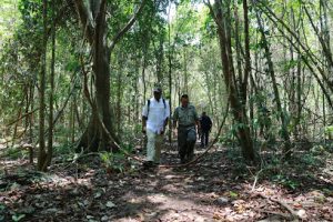 Ambassador Haney during his visit at the Corcovado park.