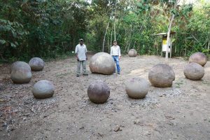 Ambassador Haney at the Archealogical of Finca 6.