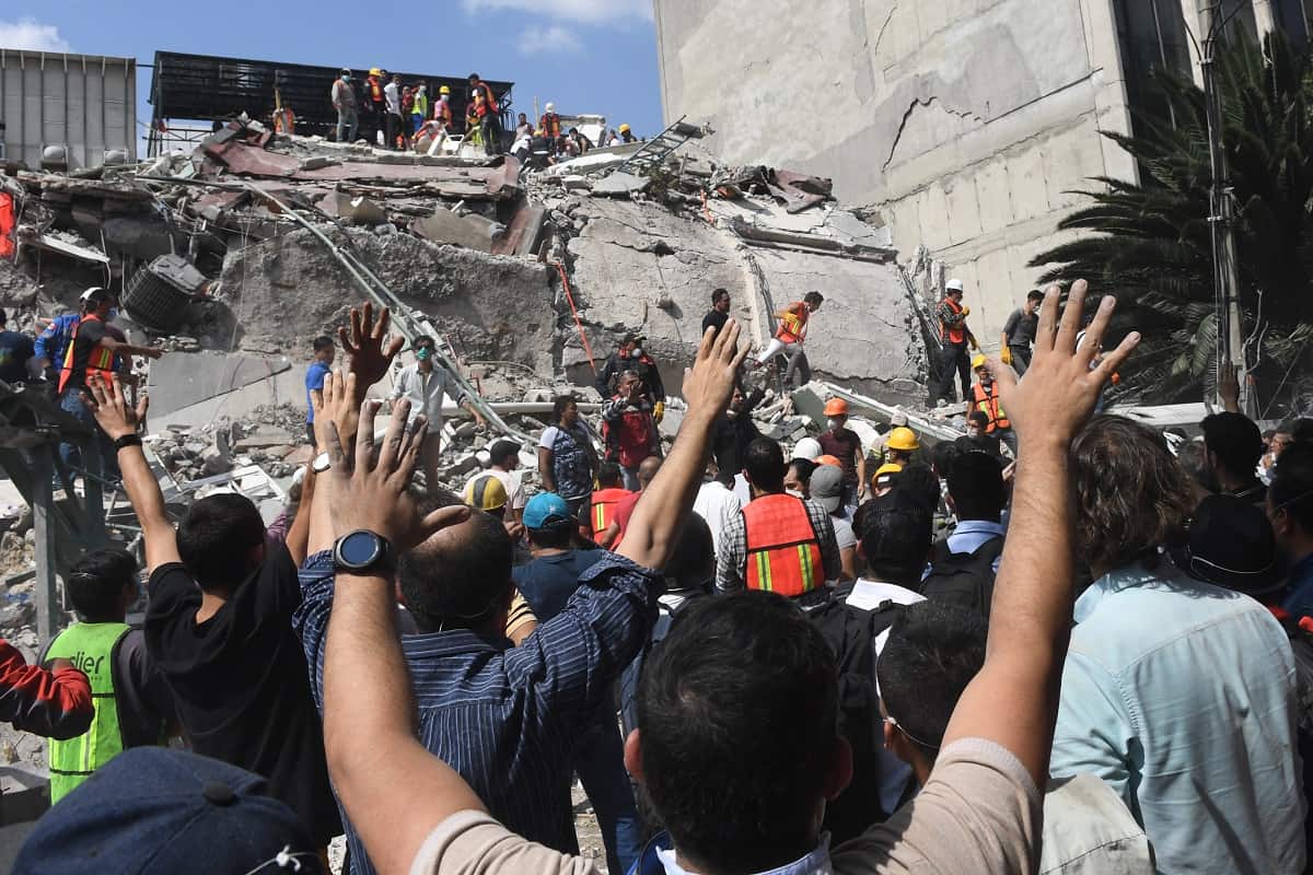 The search for survivors of the Mexico City earthquake, Sept. 19, 2017