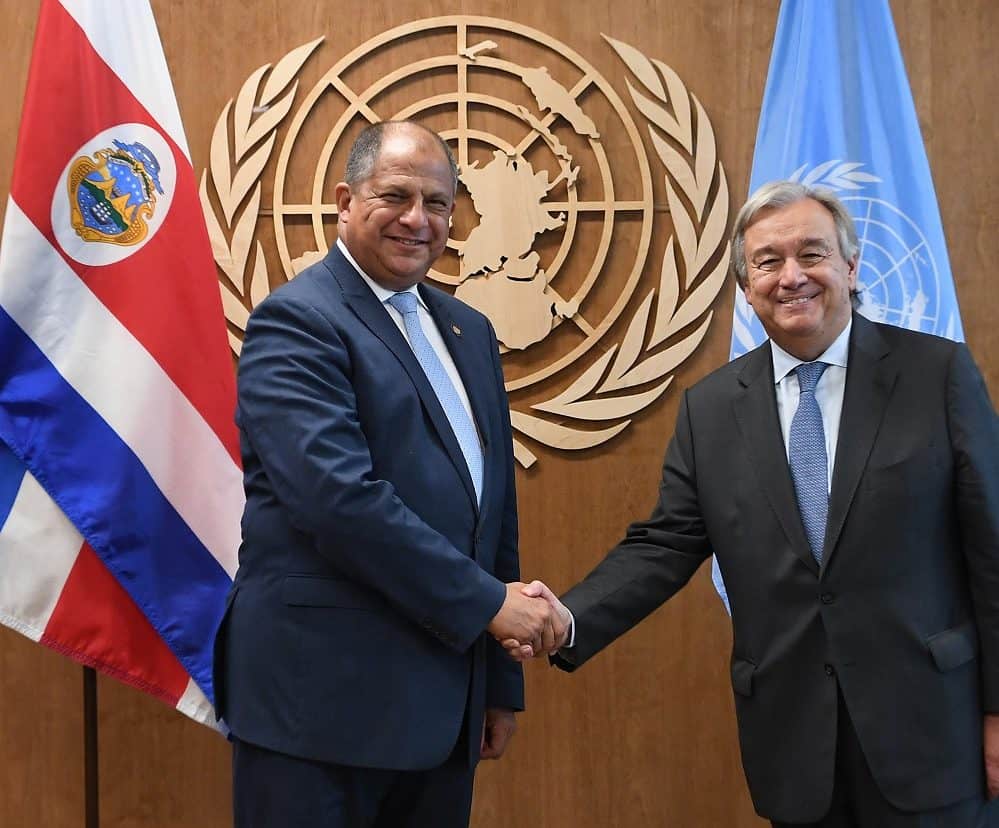 Nuclear disarmament is just sense,’ says Costa Rican President