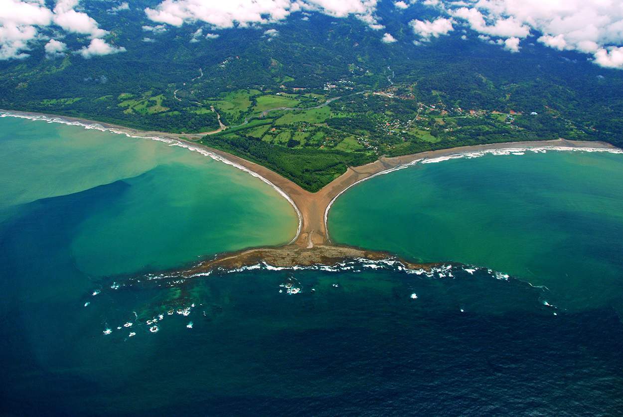 Gorgeous Bahía Ballena Marine Park in Costa Rica's Southern Zone.
