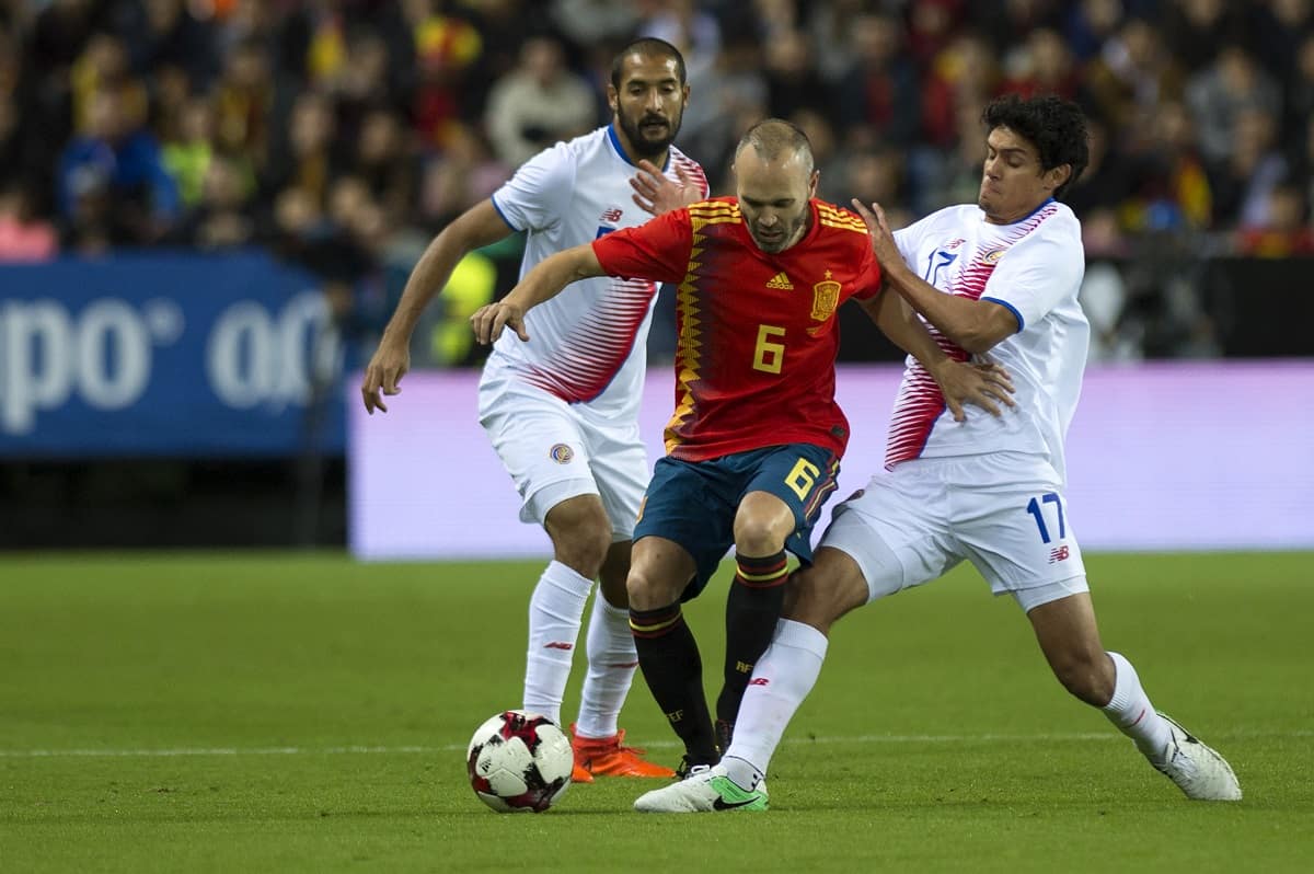 Spain defeated Costa Rica in a World Cup friendly soccer match on Nov. 11, 2017.