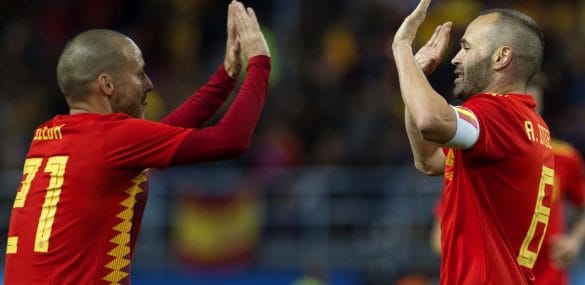 Spain defeated Costa Rica in a World Cup friendly soccer match on Nov. 11, 2017.