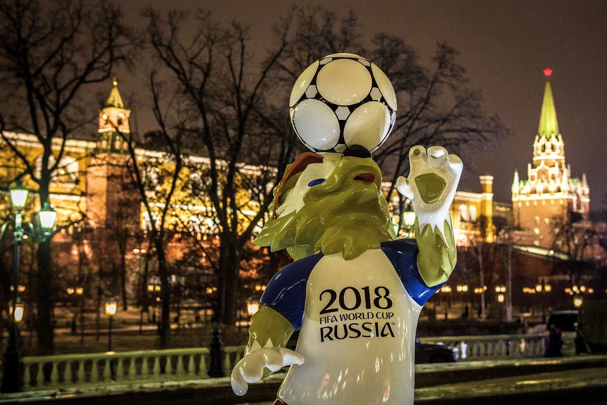 World Cup 2018 Russia mascot ahead of the World Cup Draw on Dec. 1