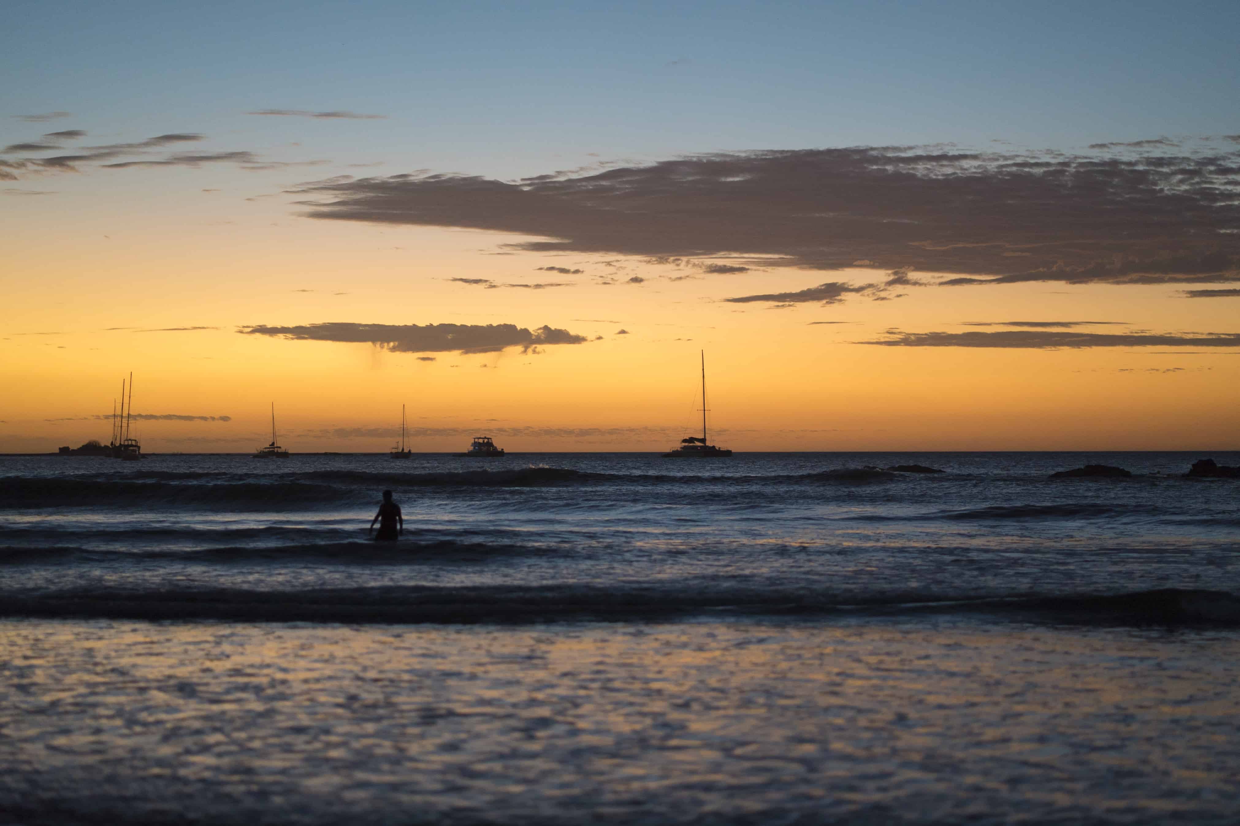 Sunset at Tamarindo Beach Costa Rica