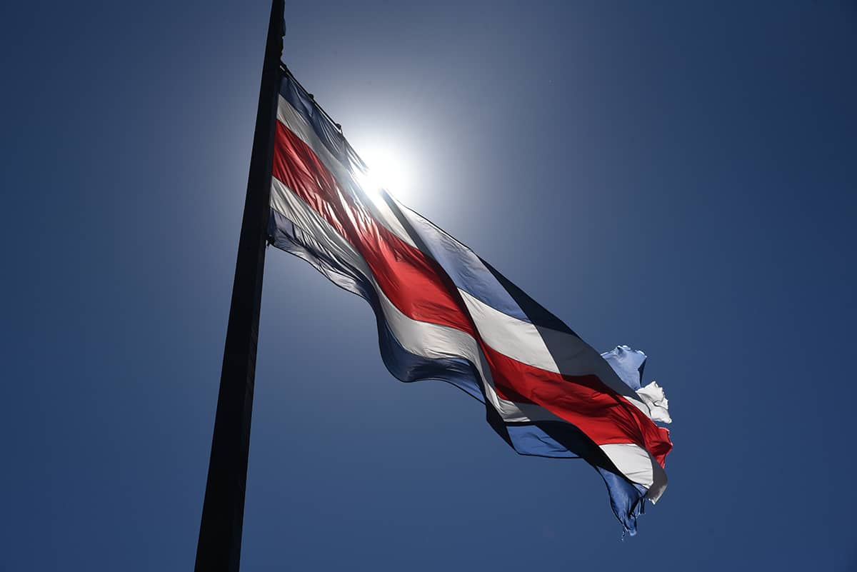 The Costa Rican flag