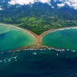 Uvita's Whale Tail at the Marino Ballena National Park.