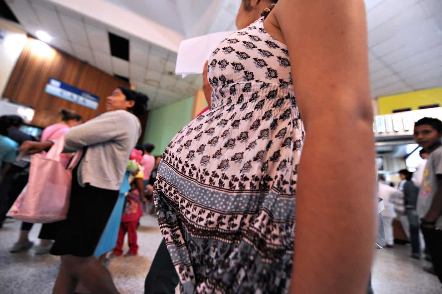 For illustrative purposes only. Pregnant women wait to be attended at the Maternal and Children's Hospital in Tegucigalpa, Honduras in 2016.