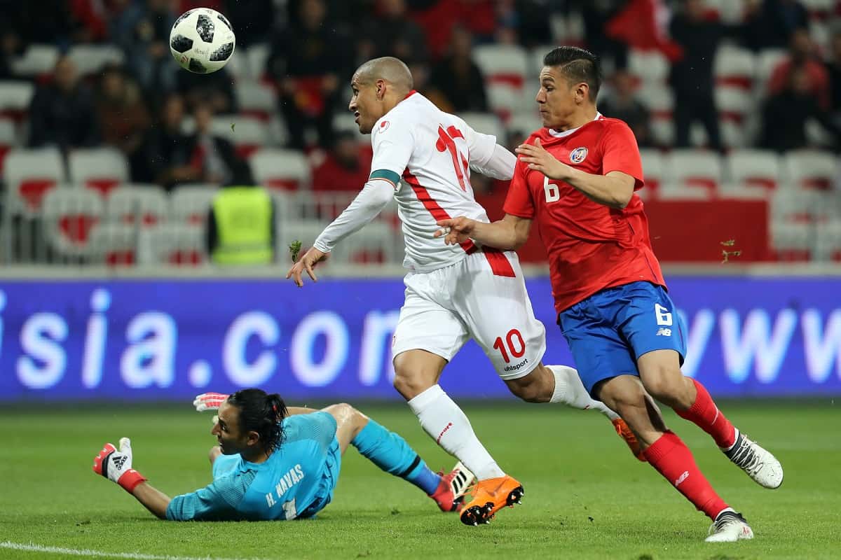 Costa Rica lost to Tunisia 0-1 in Nice, France, on March 27.