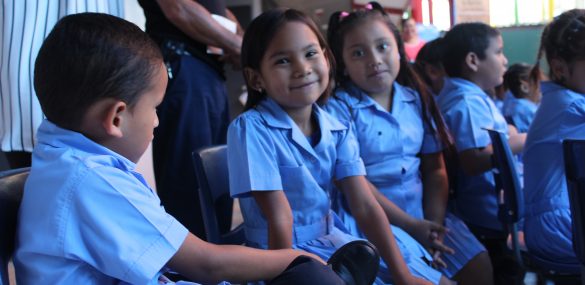 The inauguration of the new school in La Carpio, San José, Costa Rica