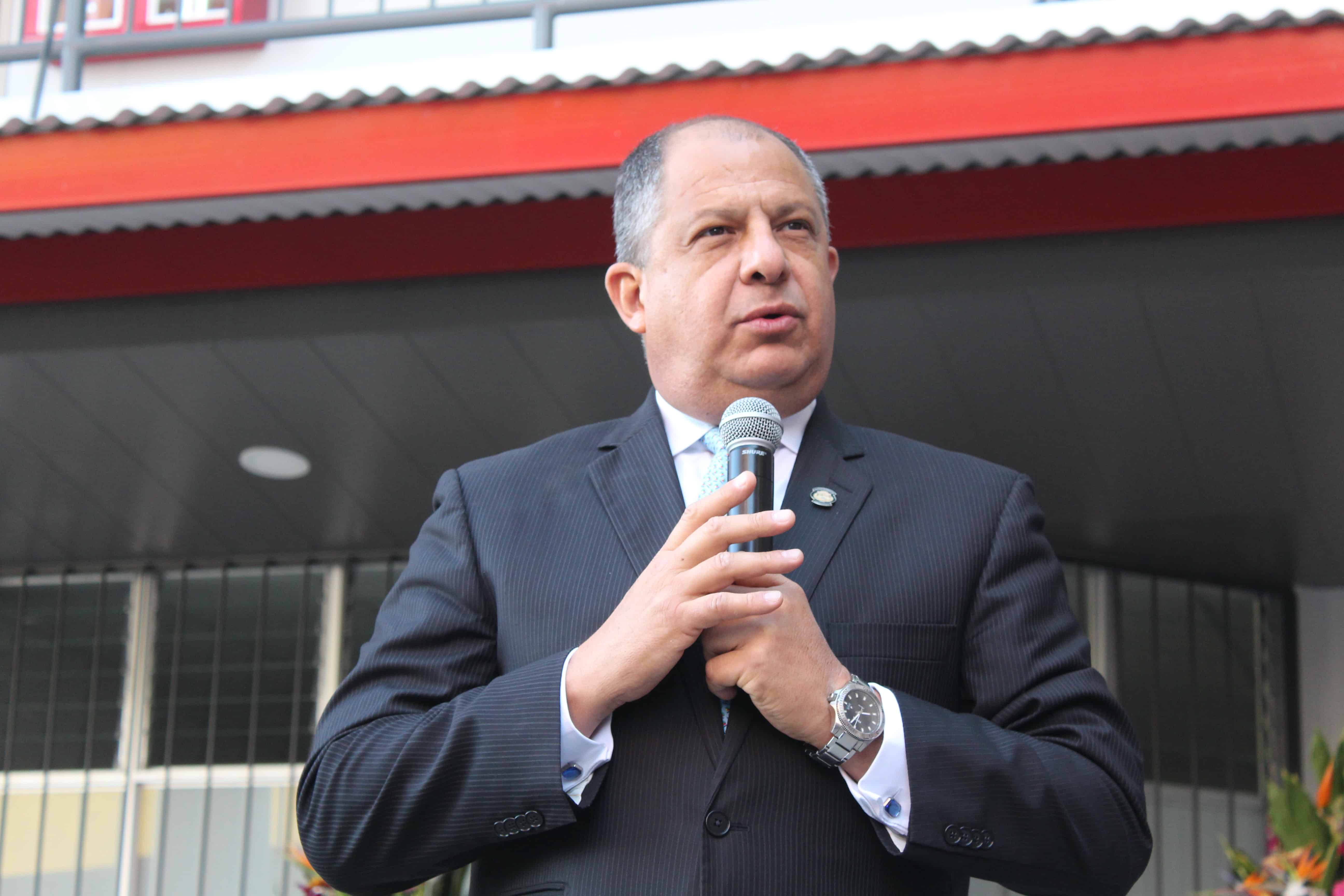 Former Costa Rica President Luis Guillermo Solís.