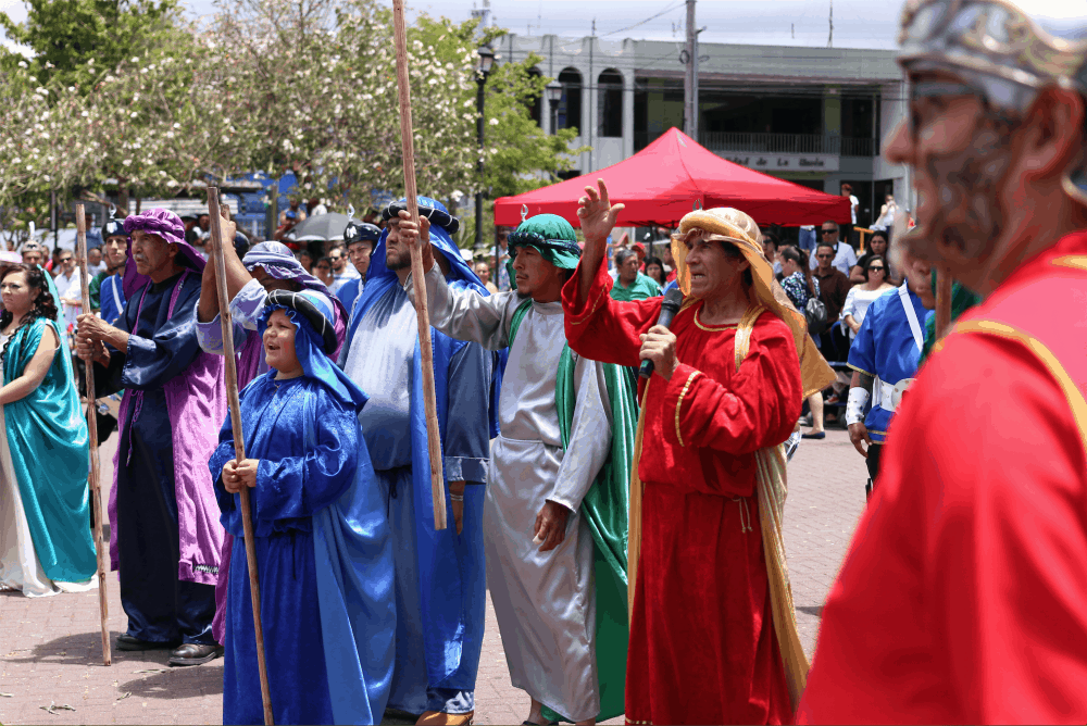A Good Friday procession in Cartago, Costa Rica.
