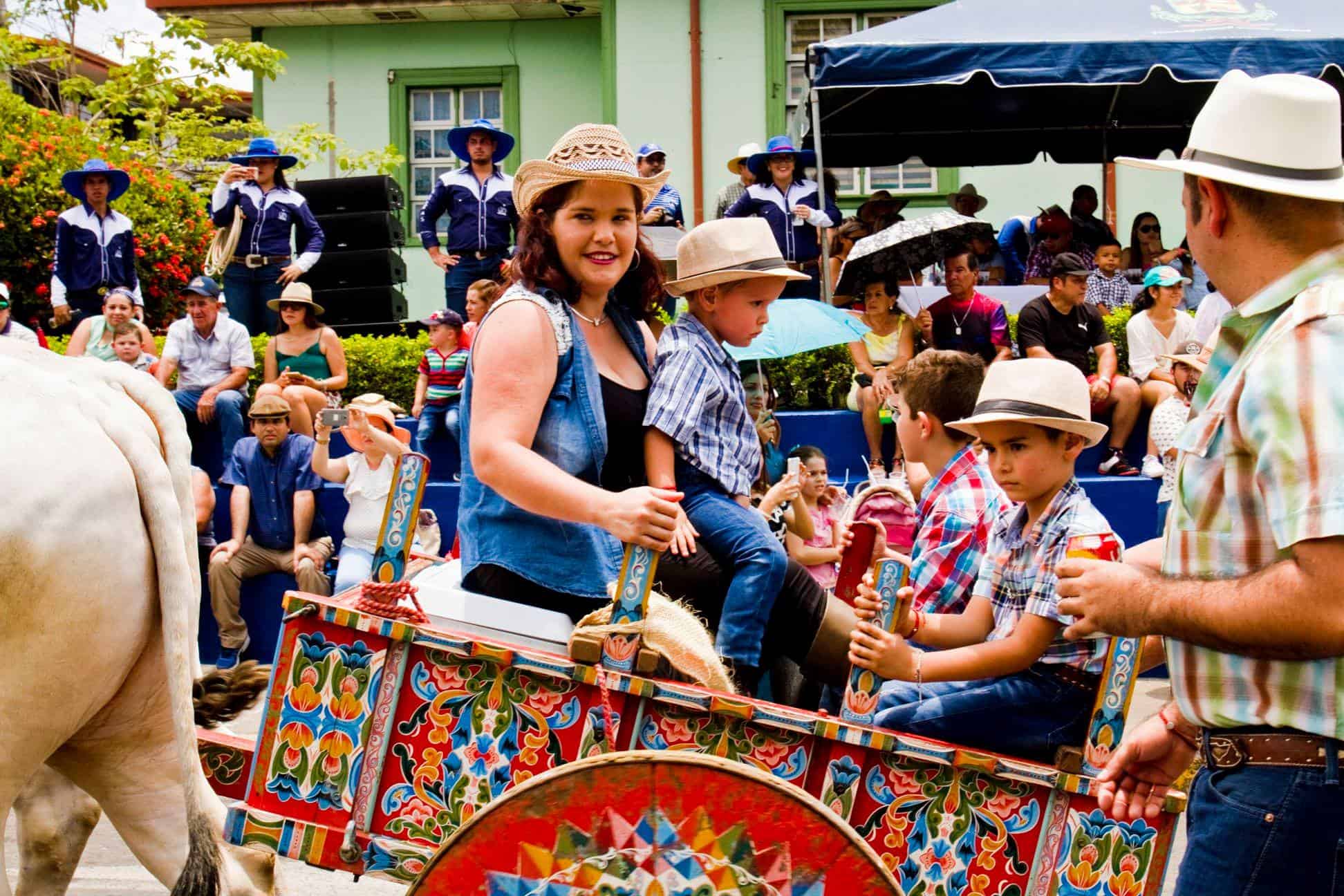 Costa Rica Oxcart Parade