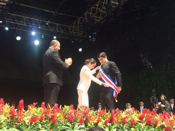 The inauguration of President Carlos Alvarado in Costa Rica