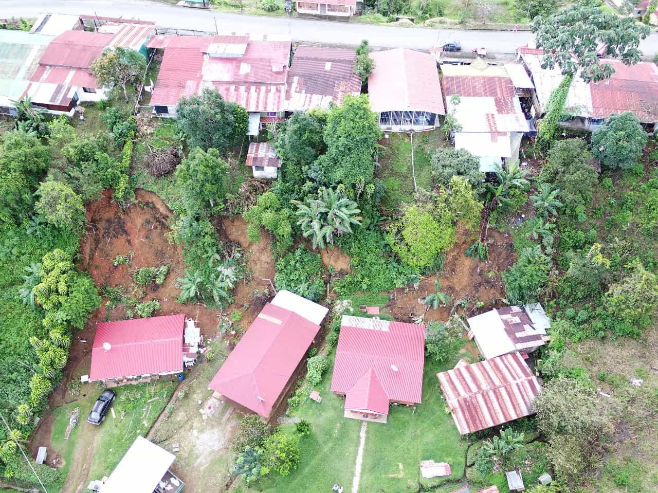 Landslides in Costa Rica in May 2018
