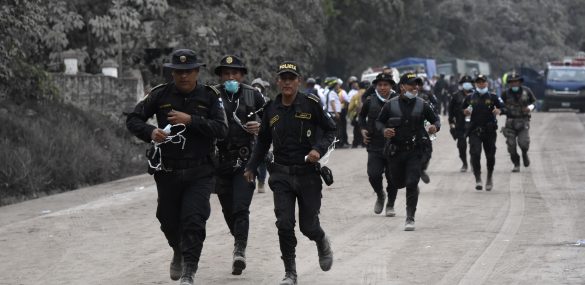 Search efforts in Guatemala after the eruption of Fuego Volcano