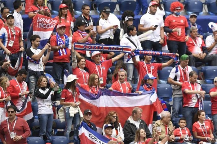 Costa Rica fans descend on Saint Petersburg