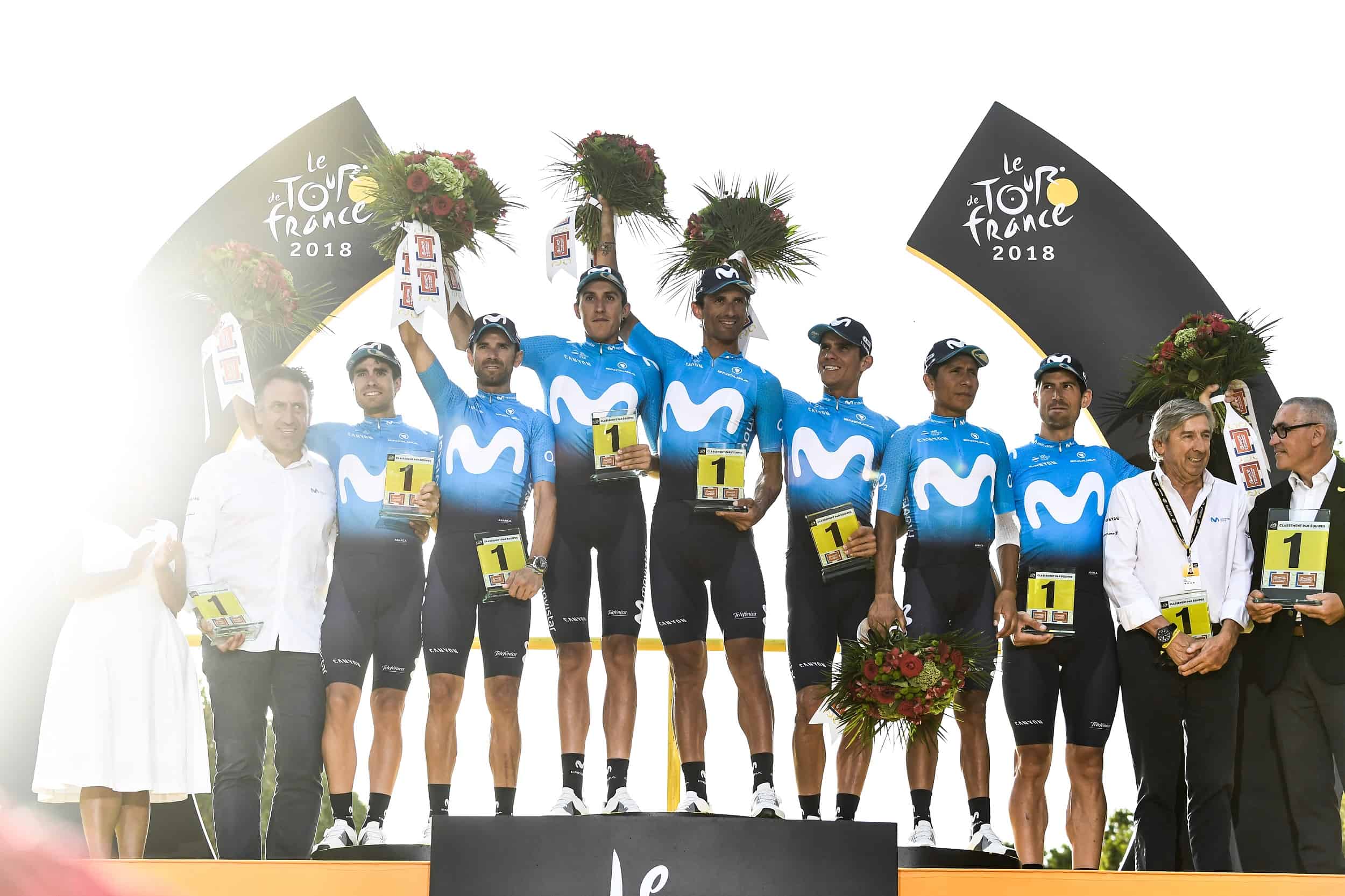 Andrey Amador and Movistar win best team in Tour de France