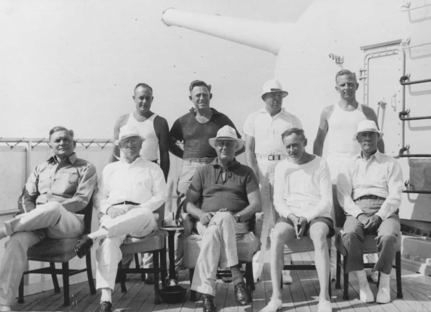 President Franklin Roosevelt at Cocos Island