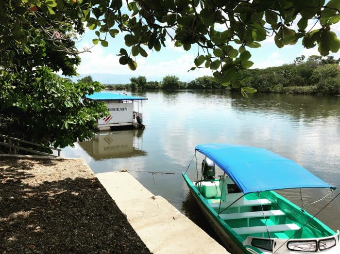 The docks at Costa Rica Sierpe Wetlands