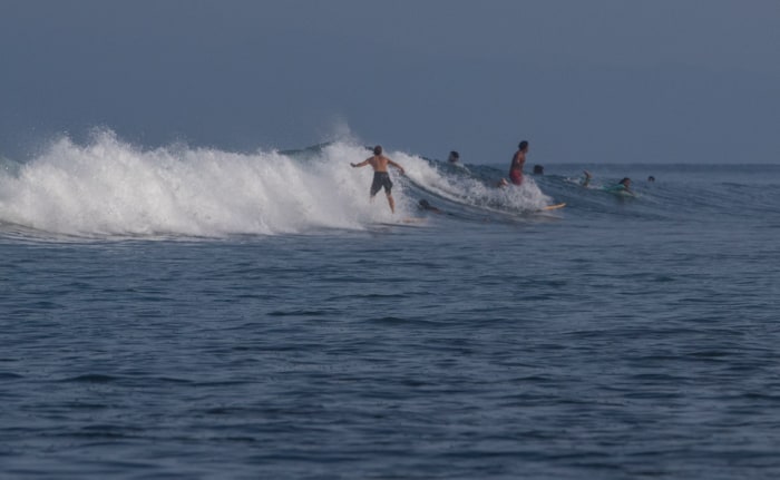 Surfing in Pavones