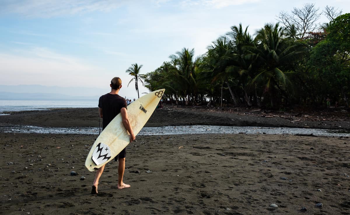 Surfing in Pavones Costa Rica
