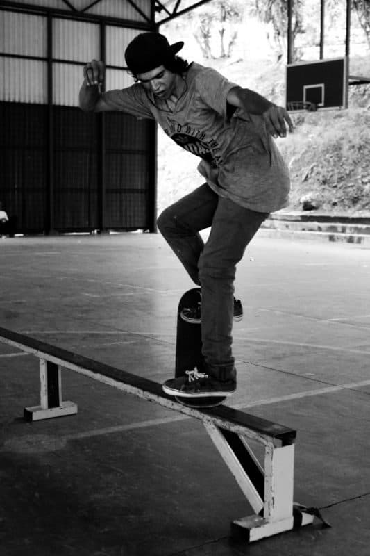 Skateboarder in Costa Rica