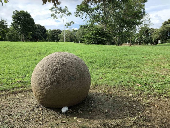 Costa Rica's iconic pre-Columbian stone spheres. 